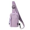 Nylon Sport Chest Bag Small Leisure Shoulder Bag Simple Cross Sports Bag  for Unisex
