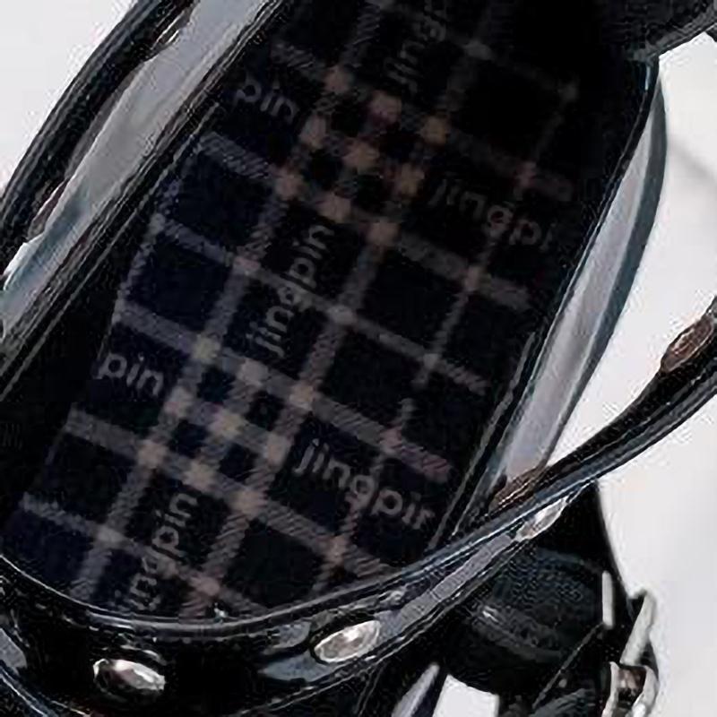 Shoes Lolita Shoes Women Heels Platform Mary Janes Star Buckle Strap Mary Janes Women Cross-tied Girls Rivet Casual Kawaii Shoes