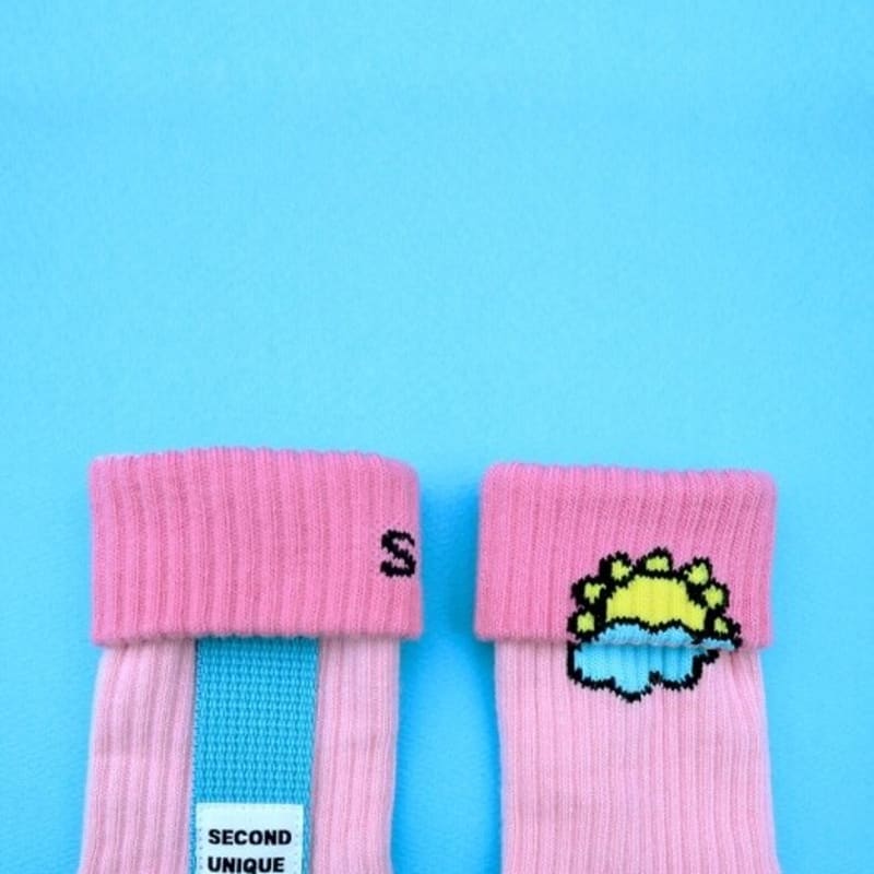 SECOND UNIQUE NAME SUN SOCKS STRAP LIGHT Pink AQUA