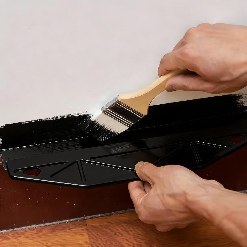 1 Stück Edelstahl/Kunststoff Farbschutz mit rutschfestem Griff und präziser Schneide Robuster Kunststoff Farbkanten-Schutz
