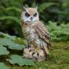 Garden Ornaments Resin Owl Figurine Decorative