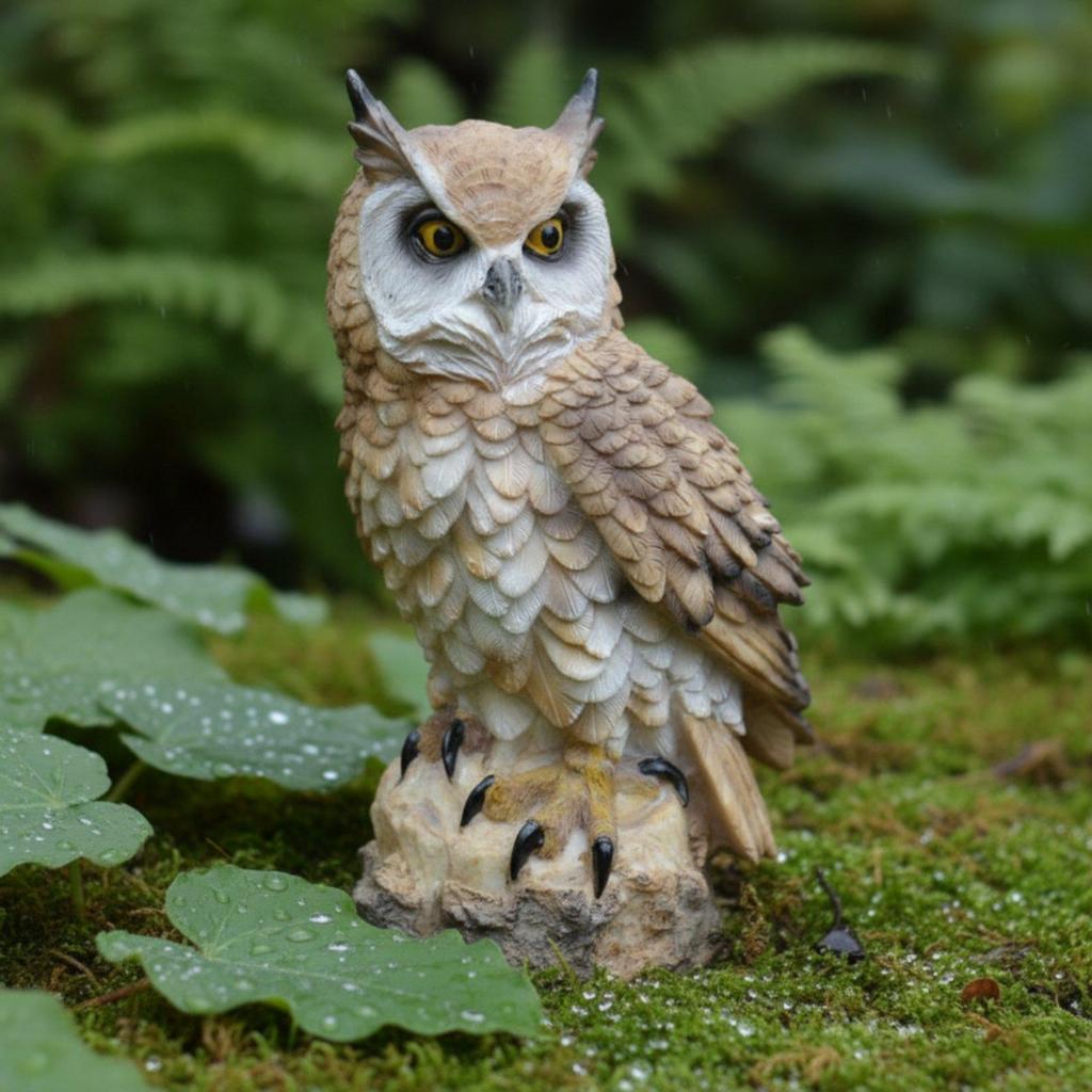 Garden Ornaments Resin Owl Figurine Decorative