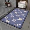 New Morandi Color Bathroom Doormat Balcony Floor Mat Modern Simple Bedroom Living Room Waterproof Leave-in Carpet