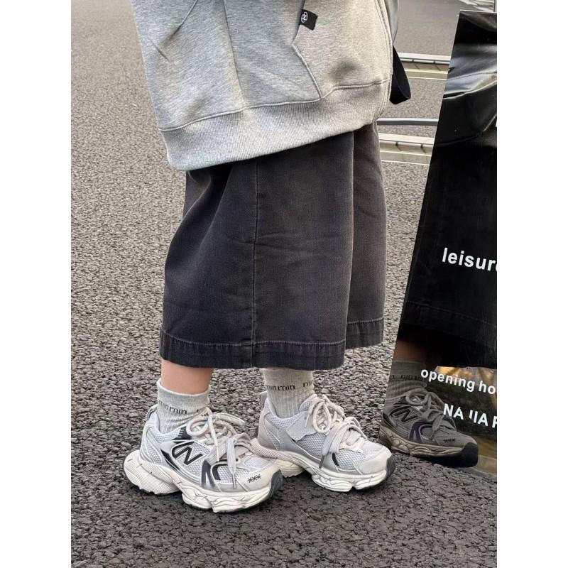 Kids Chunky Sneakers Breathable Mesh Upper Lightweight Casual Running Shoes Boys Girls Ages 4-16