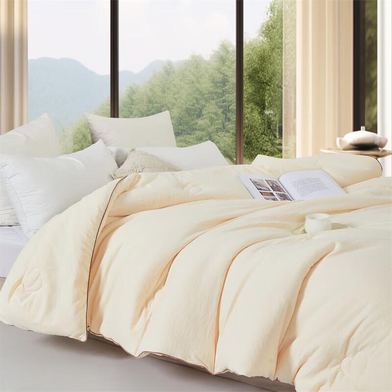 Violet Jacquard Soybean Fiber Quilt