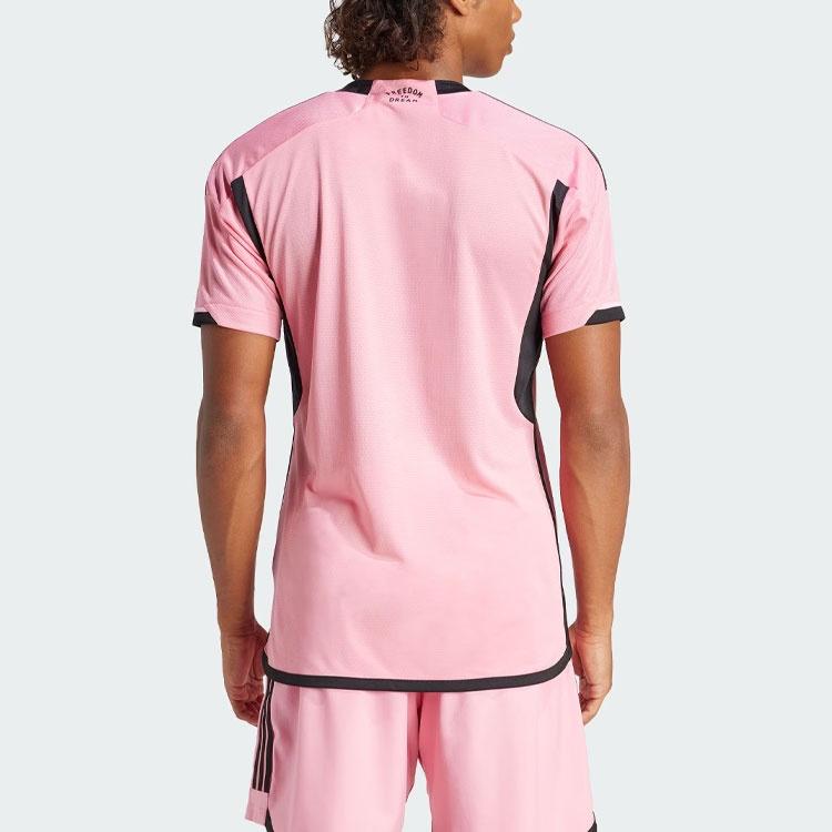 adidas Inter Miami Inter Miami Cf 24/25 Home Jersey Soccer Jersey Player Edition Men's Simple Pink IU0189