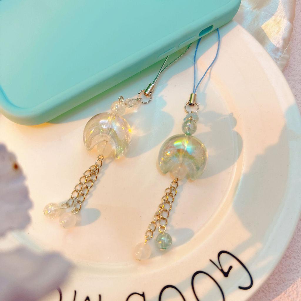 Eisblasen Mond Handy Anhänger Taschenzubehör: Niedlicher Allround-Handykettenanhänger.