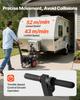 Elektrischer Anhänger-Dolly, 1633 kg max. Anhängergewicht, 272 kg max. Stützlast, DC 24V 800W motorisierter Anhänger-Dolly mit 50 & 47,6 mm Kugelkopf für Wohnmobile