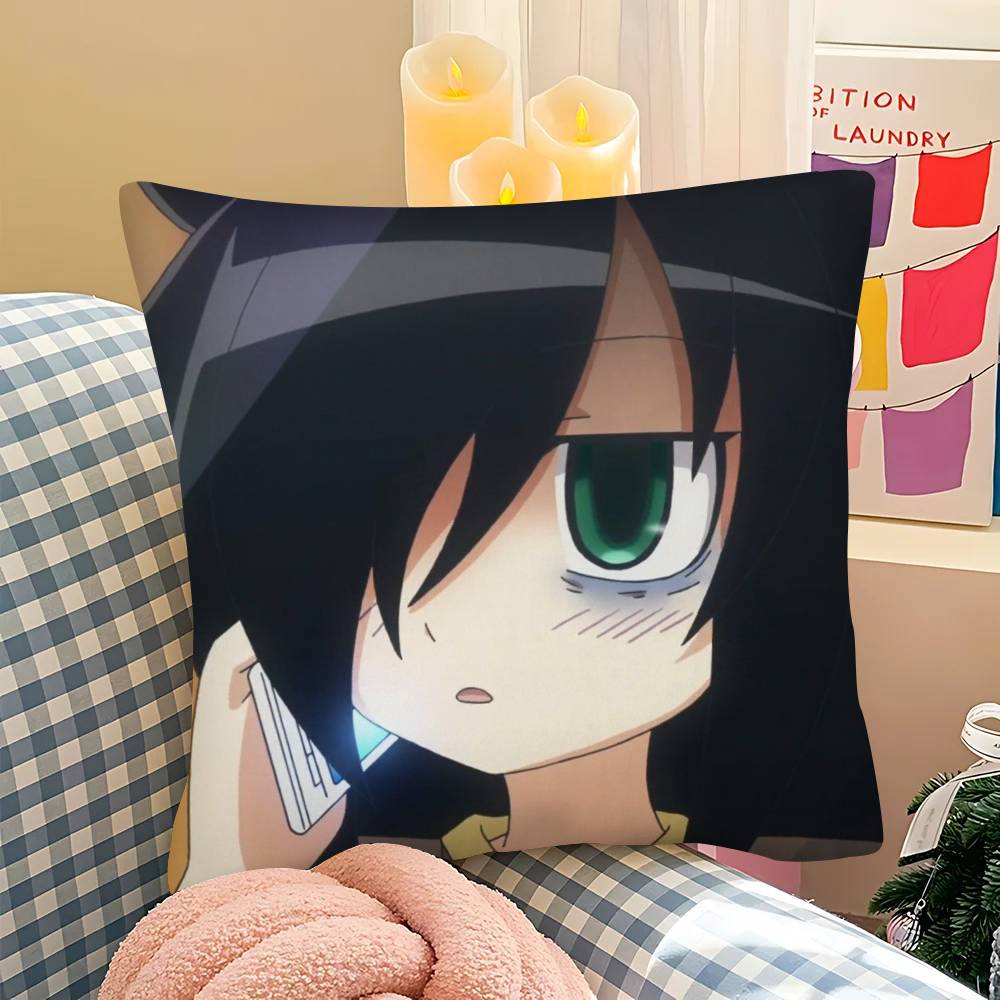1pc Tomoko Kuroki Pillow Case Fashion Square Pillowcase Bedroom Sofa Room Ins Decoration Leisure