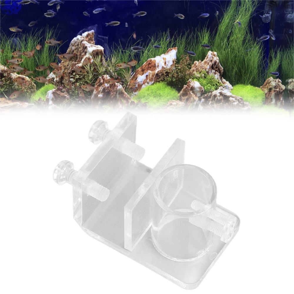 Transparent Acrylic Aquarium Pipe Clip High Transmittance Aquarium Pipe Holder  Aquarium