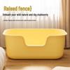 Wang Yejun Extra Large Open Cat Litter Box