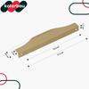 Kotarbau® Modern Edge Furniture Handle Aluminum Matte Gold 192 / 212 Mm Set Of 10