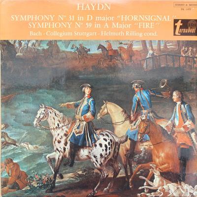 LP Record JOSEPH HAYDN HELMUTH RILLING BACH Symphonies No. 31 In D Major Hornsi STDL1470 Vox Turnabout 1966 Europe Classical Used