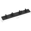 Patio End Caps - vidaXL - Set of 10 - Plastic - Black - 15 X 2.5 Cm
