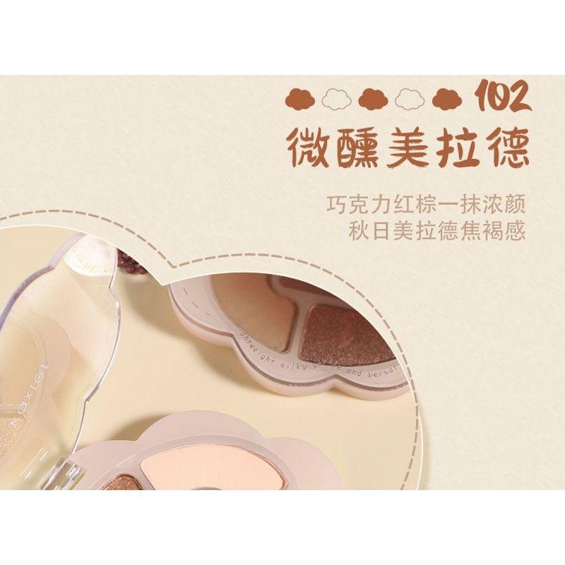 Kaxier - Keychain Joy Cloud 5-Color Eyeshadow Palette - 6 Types