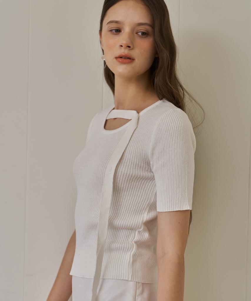 Peullobeu Tie Knit_Wh