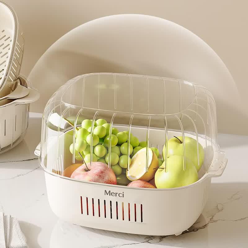 JOINT Double-Layer Kitchen Drain Basket Set