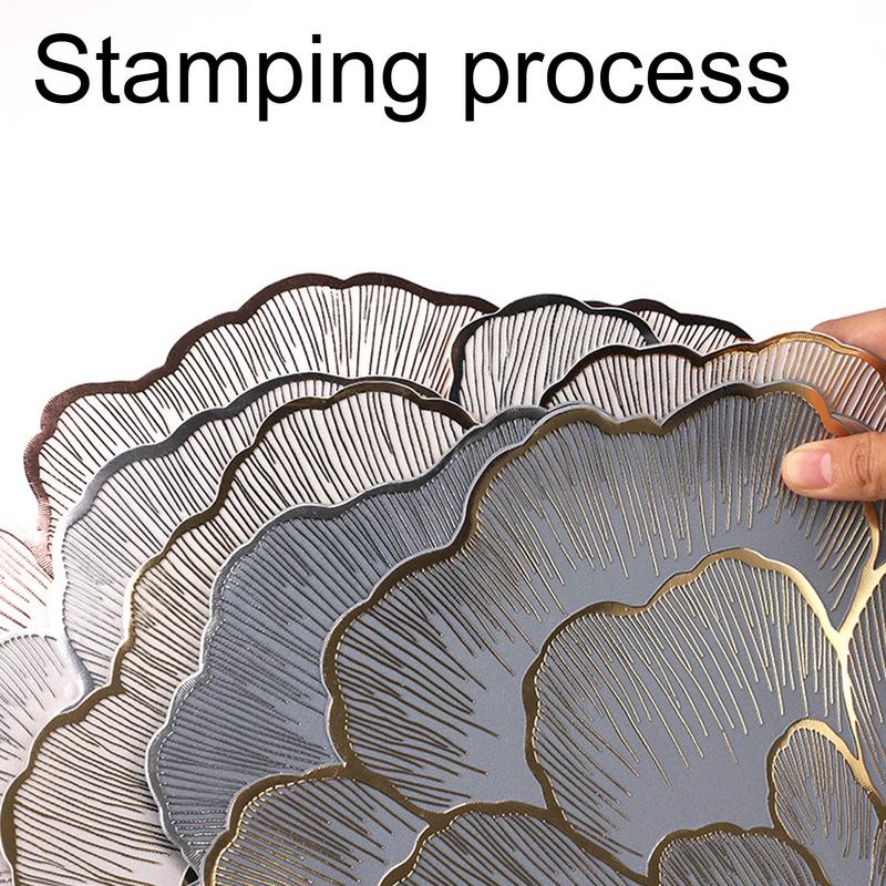 Descansos de Copos Florais Tapete de Cozinha PVC Descanso de Mesa Almofada Quente Descansos de Mesa para Mesa de Jantar Isolamento Térmico Antiderrapante Cozinha