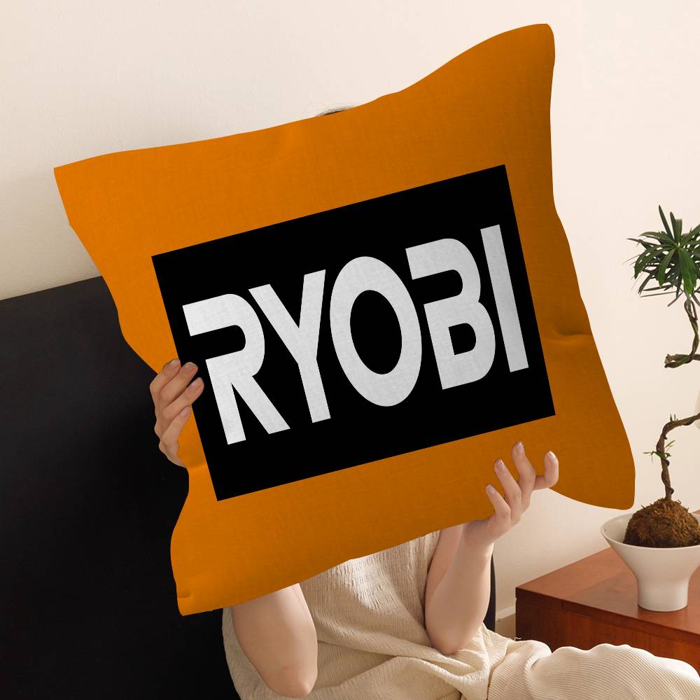 R-Ryobi Personalized Pillow Cover Kids Bedroom Wild Party Decor Pillowcase Kid Birthday Shower Gift
