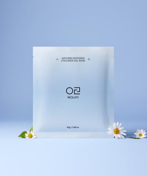 Wonryogongbang Azulene Soothing Collagen Hydrogel Mask 42g (5ea)