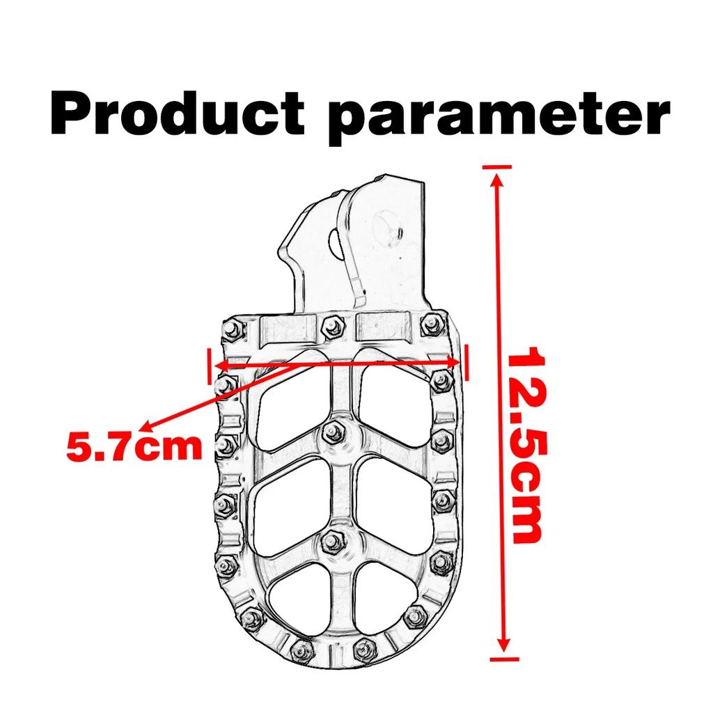 Electric Bike CNC Foot Pegs Rest Footpegs Foot Pegs Bracket For Sur-Ron Sur Ron Surron Light Bee X & S Electric Motocross Parts