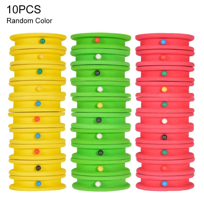 10 st Fiskelina Förvaring Fiskeredskap Skumspole för Flugfiske Tipphållare Linorganisatör Förvaringstillbehör