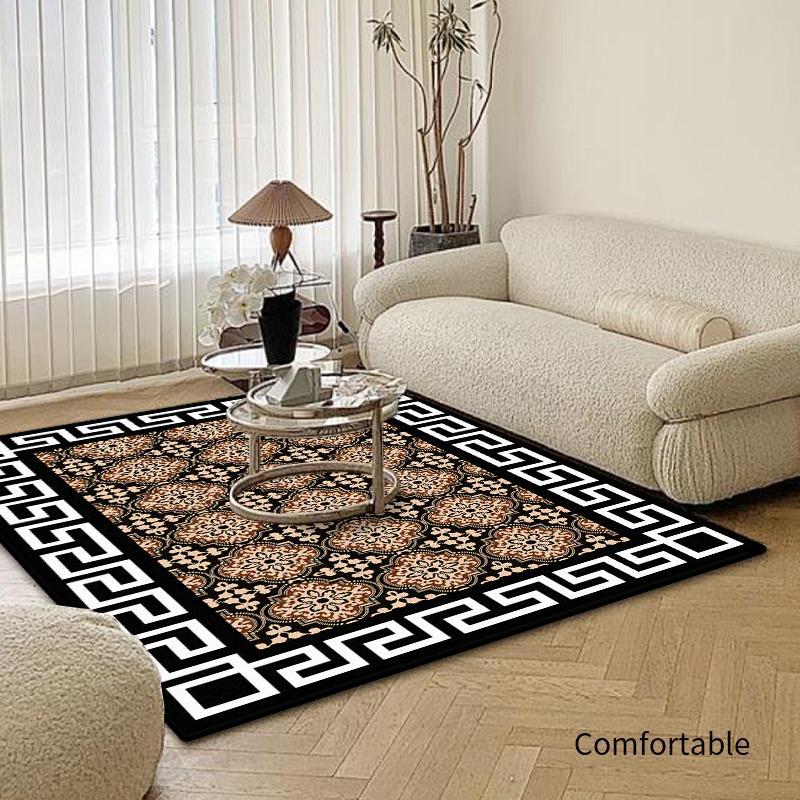 Modern Simple Style Decoration Home Rug Antiskid Large Rugs for Living Room Soft Bedside Carpet Easy Clean Coffee Tables Mat