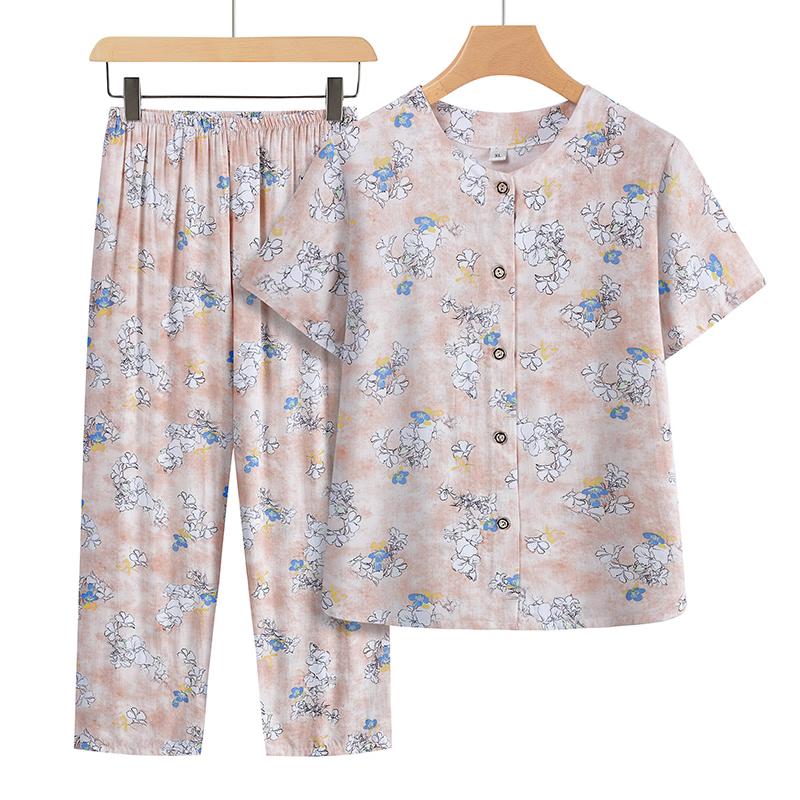 Yuzhaolin 2026 Summer Short Sleeve Two-Piece Set for Women XL