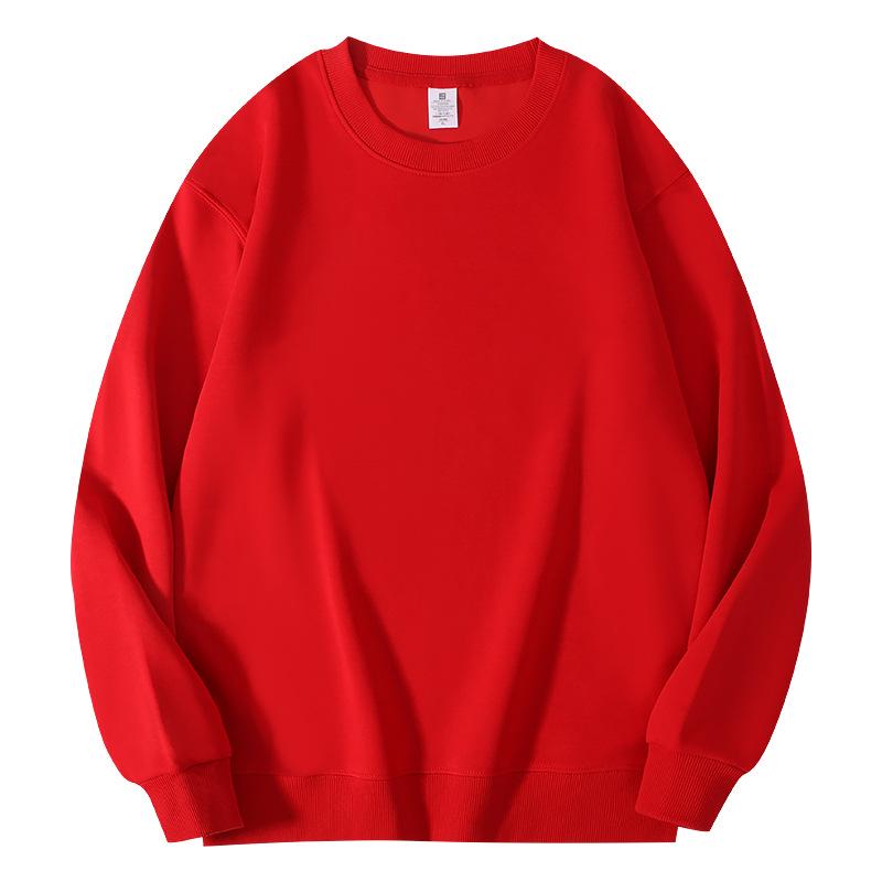 Long Sleeve Round Neck Sweatshirt with Printed Design - Ideal for Work, Group Uniforms, and Class Events