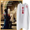 Medieval Men Tunic Cape Cloak With Elegant Cross Pattern For Cosplay Events And Halloween