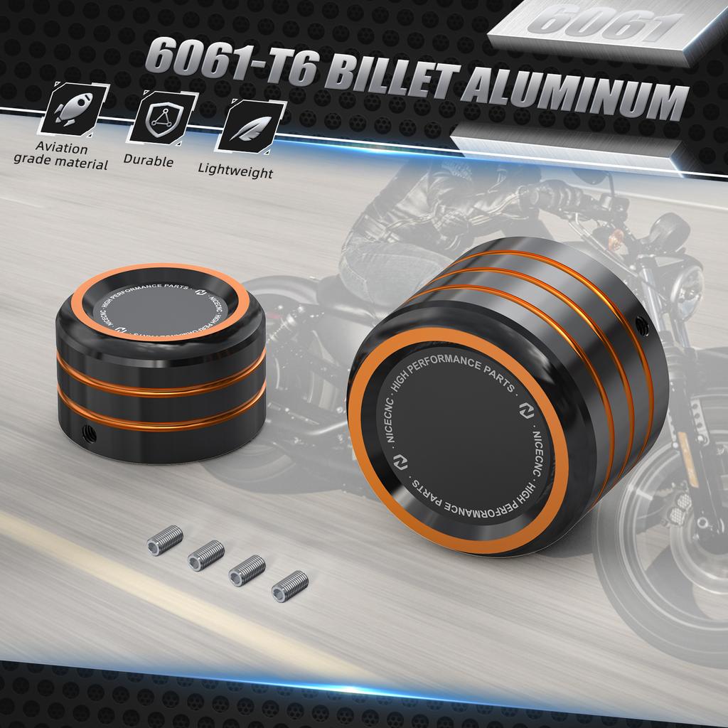 Hinterachs-Mutterabdeckungen Für Harley Sportster XL 883 1200 Iron 883 XL883N Iron 1200 XL1200NS Forty Eight XL1200X Roadster 2005-2022