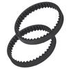 2pcs 132mm Rubber Closed Loop Timing Belt Synchronous Belt Fit for VS4‑10 Axial SCX10 II III