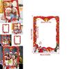 Weihnachts-Fotorahmen-Requisite aus Papiermaterial für Feiertags-Party- und Veranstaltungsdekoration
