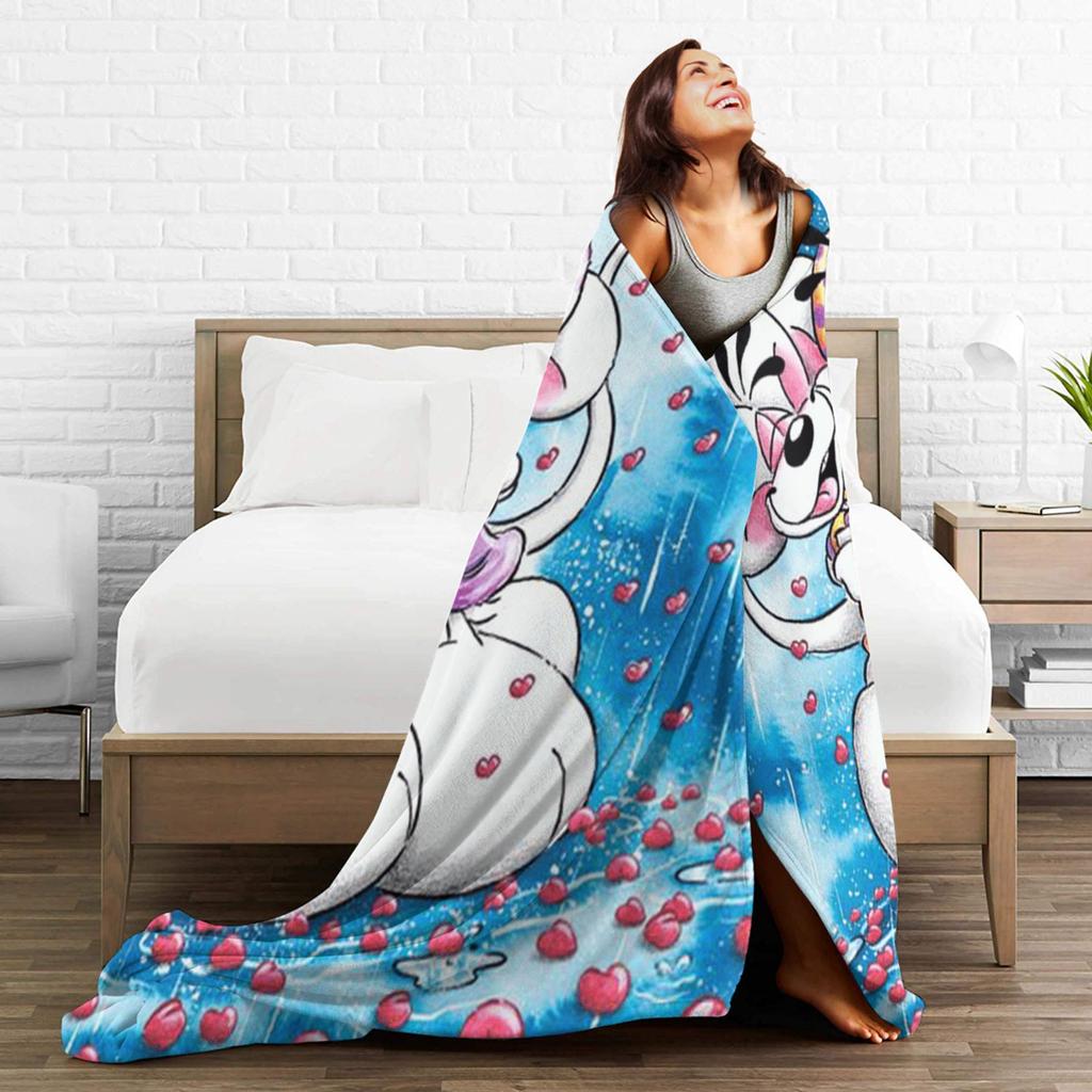 Cartoon Diddl Diddlina Flannel Blanket Winter Soft Durable Bedding Throws for Child Outdoor Funny Bedspread Sofa Bed Cover