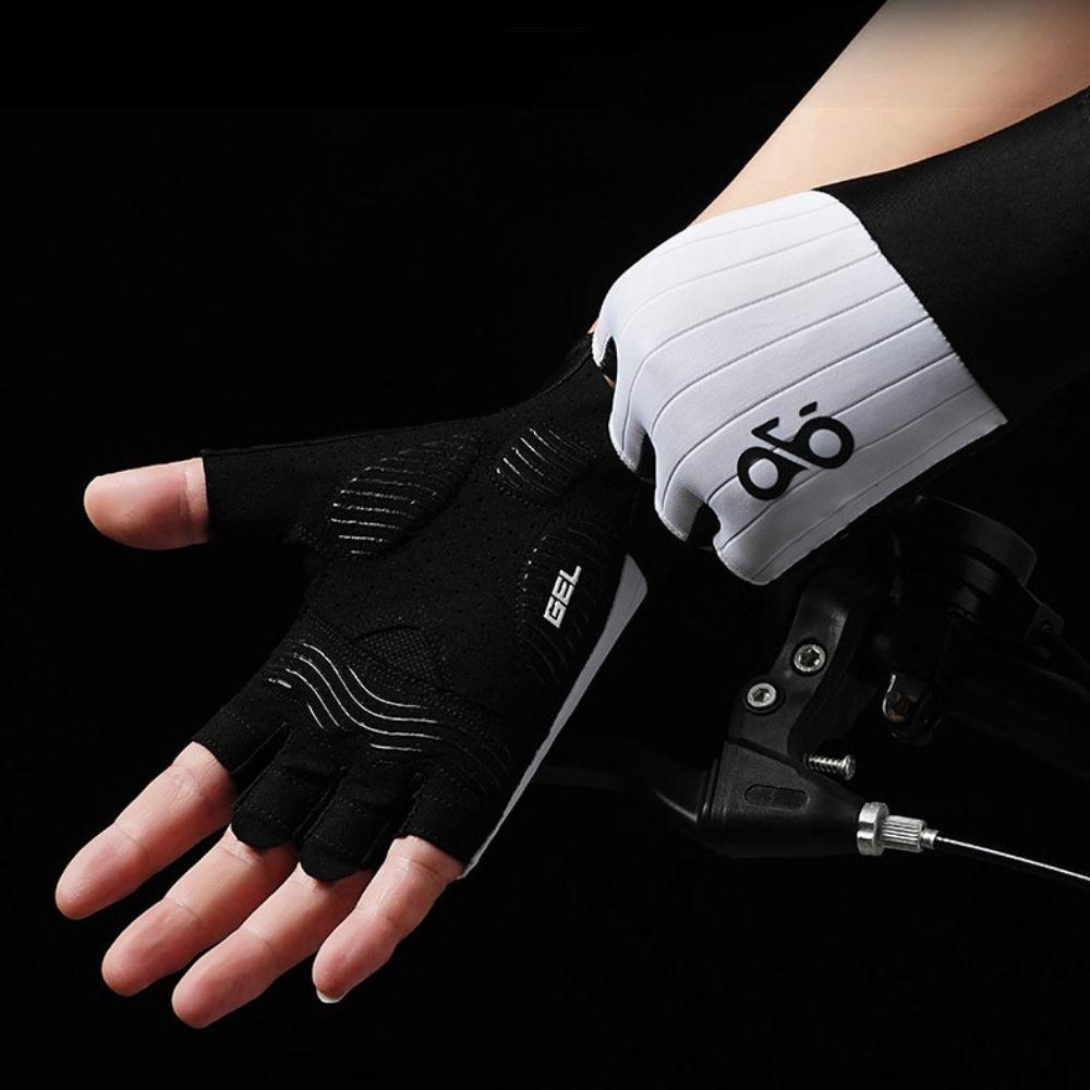 1 Pair Breathable Fitness Gloves Anti-Slip Half Finger Gloves Cycling Gloves  Exercise