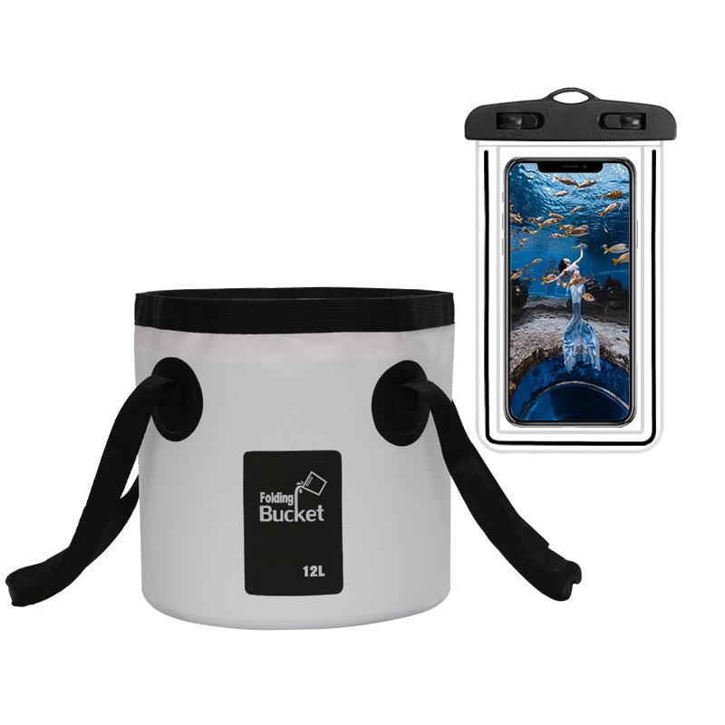 Portable Folding Waterproof Travel Fishing Bucket Bag