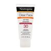 Clear Face Breakout Free Oil-Free Sunscreen Broad Spectrum SPF 30, 3 Fl Oz