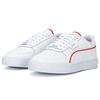 Puma Caven Dime White High Risk Red Unisex Sneakers Silver 384953-07