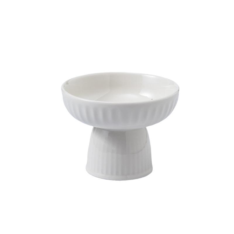 High Value Dim Sum Bowl Hotel Tall Bowl Dessert Bowl Household Snack Bowl Creative Ice Cream Bowl Plate Tray