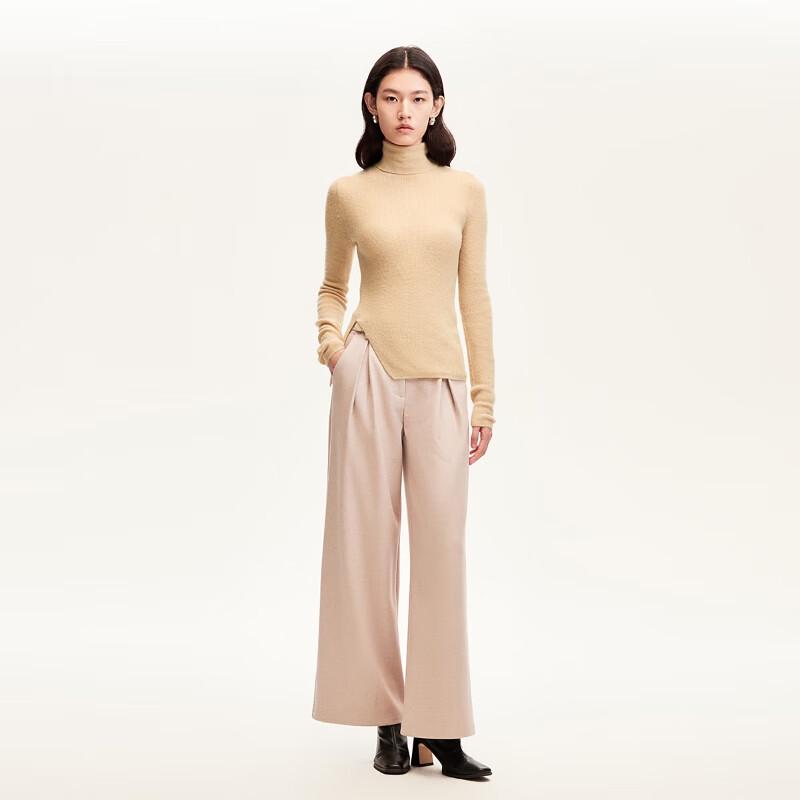 

VEROMODA Women s High-Neck Slim Fit Wool Blend Knit Top XL