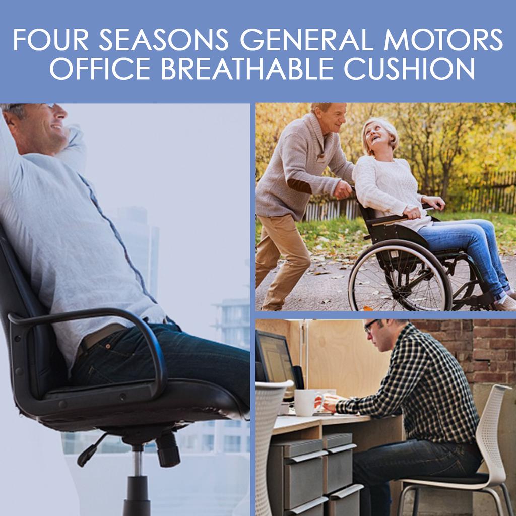 Atmungsaktives Stoffpolymer, tragbarer Memory-Schaum und rutschfestes Silikongel-Autositzkissen, Schaumstoff-Sitzkissen für Autos