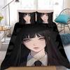 H-Hinata Hyuga Duvet Cover Set Home Style Bedding Soft Laundry Cotton Bed 3 Piece Set Student Dormitory Gift