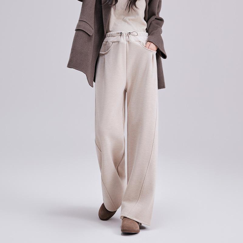 

Брюки для беременных весна и осень верхняя одежда теплые осенне-зимние бархатные повседневные брюки без поддержки прямые широкие брюки для беременных зимняя одежда XL（140-170）