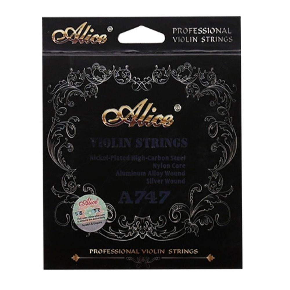 1 Set Zinc Zinc Alloy Violin Strings Nylon Nylon Violin Core A747 Violin String  Violin Enthusiasts