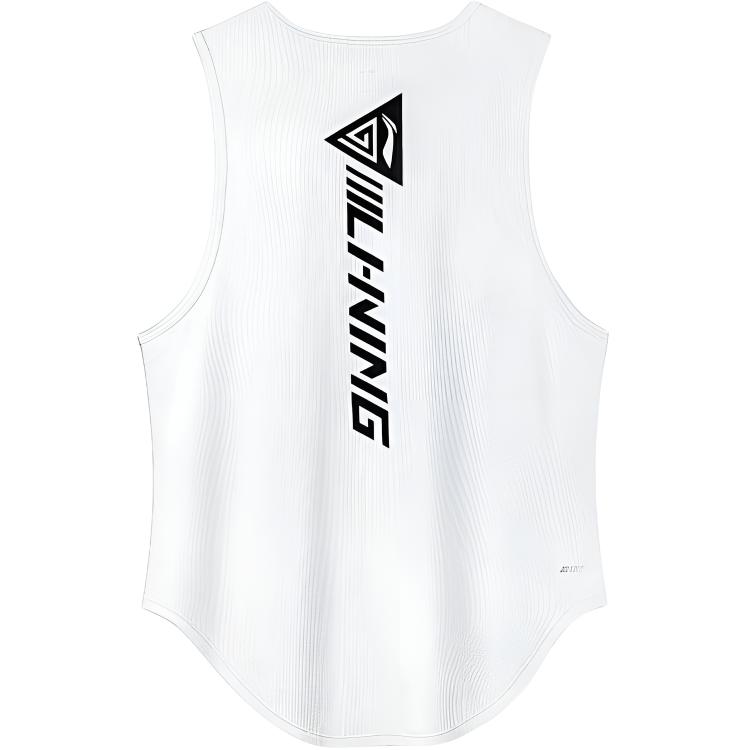 Li Ning Tank Top Men's Refreshing White AVST117-1