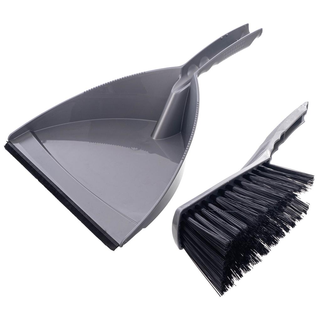 KADAX Kehrbesen Kehrschaufel 33cm Grau