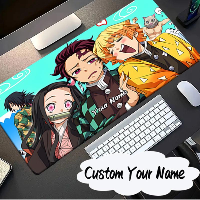 Custom Name Mouse pad Winter Fantasy Slayer Group Mouse pad, Gaming Mouse Pad, keyboard pad, Desk Decor for computer notebook Fan Birthday Gift