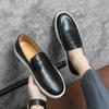 Large 48 Doudou shoes men's business casual leather shoes British foot cover waterproof new one-pedal loafers