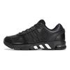 adidas Sprzęt 10 Wygodne Casualowe Amortyzacja Ze Skóry Syntetycznej Antypoślizgowe Odporne na Ścieranie Niskie Buty do Biegania Męskie Trampki Czarne HQ4663