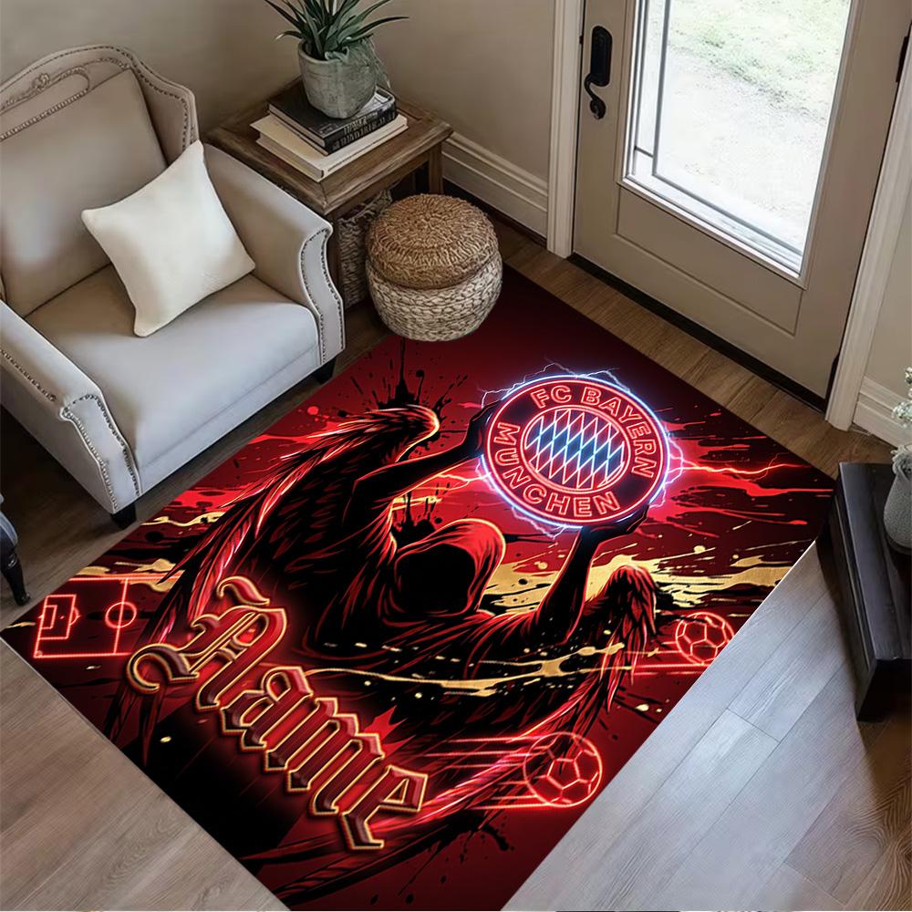 Bayern Munich Fan Gear Floor Mat Suitable for Living Rooms Study Room Decorate Room Dormitory Antislip Carpet Office Home Decor